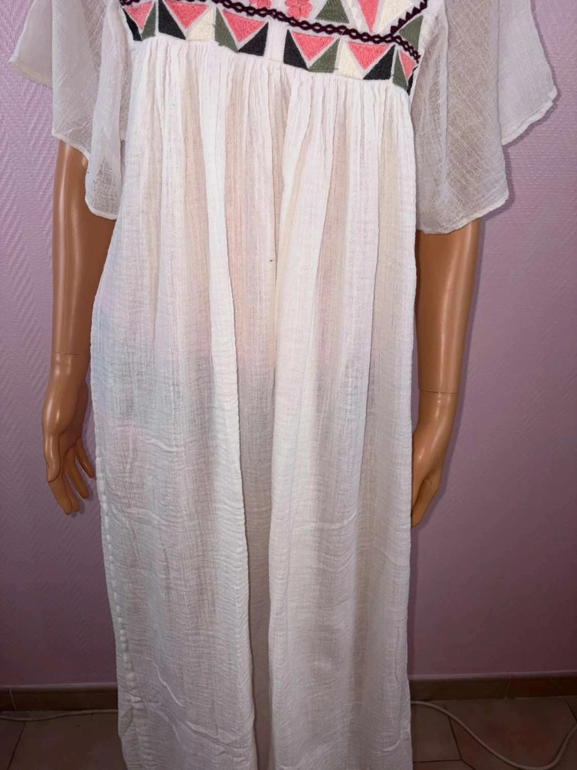 Lange jurk voor dames flower market maat 38 – photo 4